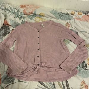Long sleeve button down